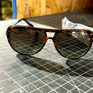 Salvatore Ferragamo Polarized Aviator Sunglasses